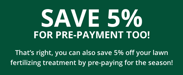 Save 5% for pre-payment graphic